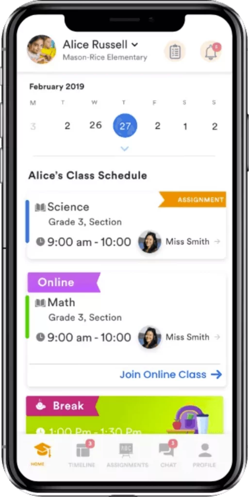 check-Teacher-routine-on-classdojo-clone gevelopers